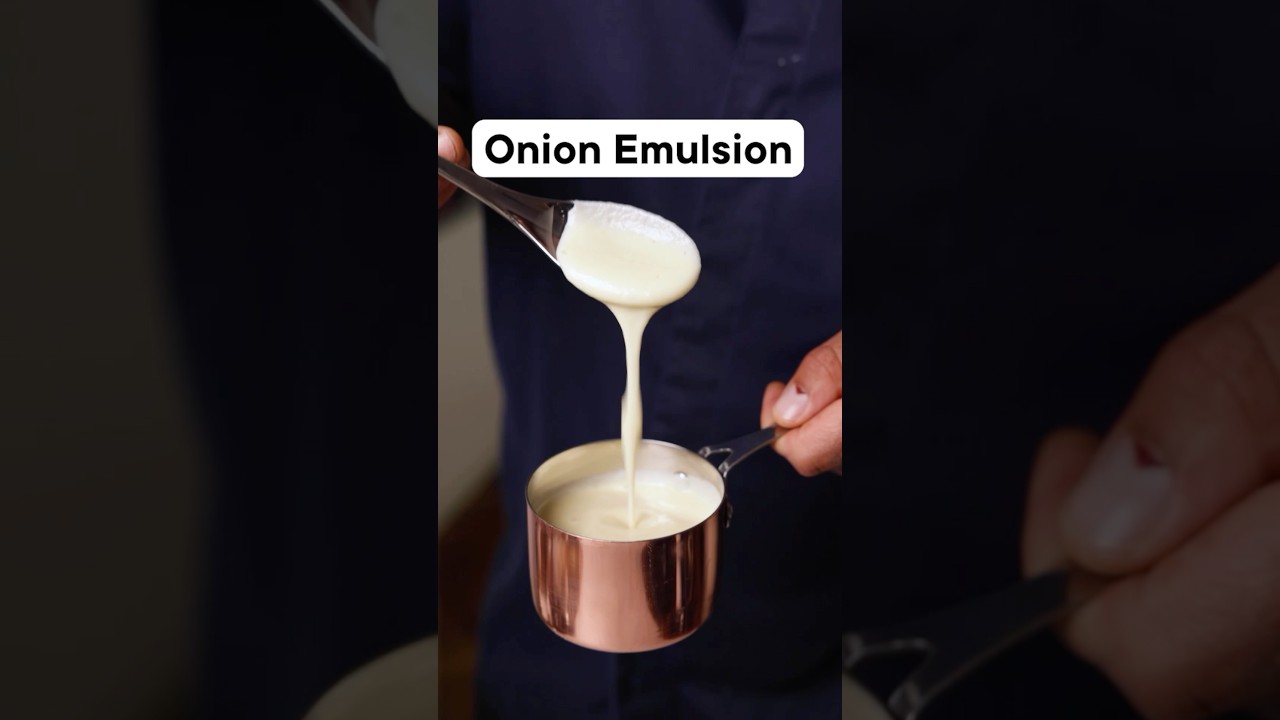 Onion Emulsion 🧅 Get the Recipe on @gronda