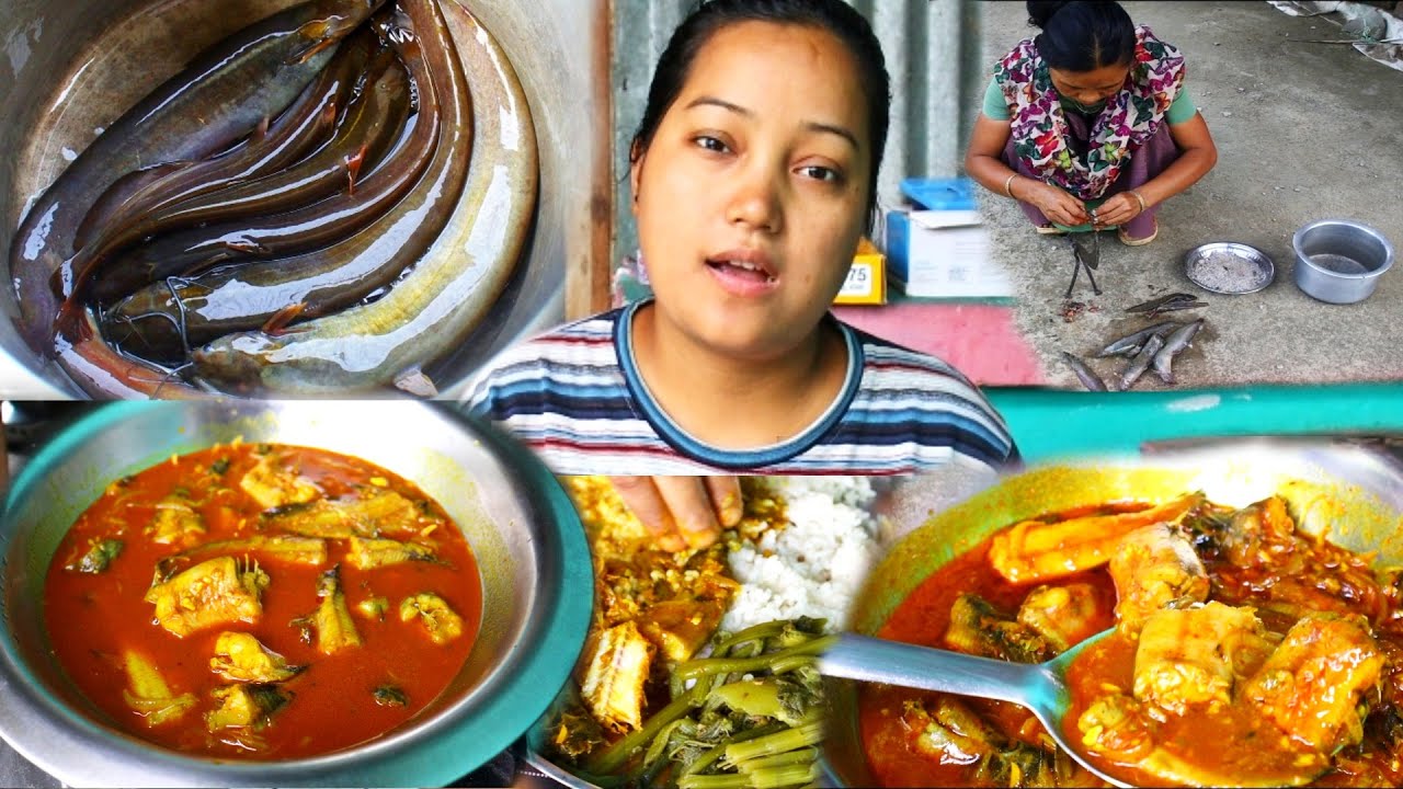 Catfish Curry | Eating Delicious Singhi Fish Curry With Rice | Village Kitchen | Singi fish recipe |