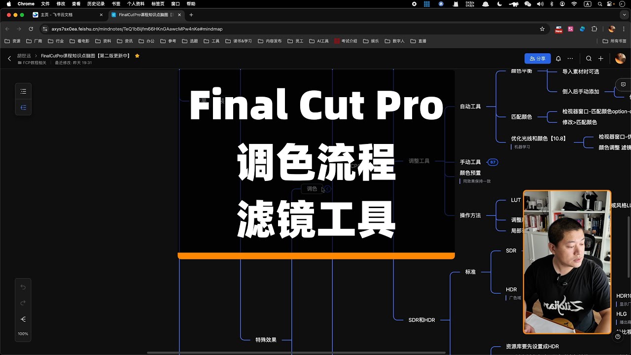 【Final Cut Pro直播课回放】调色流程和滤镜工具