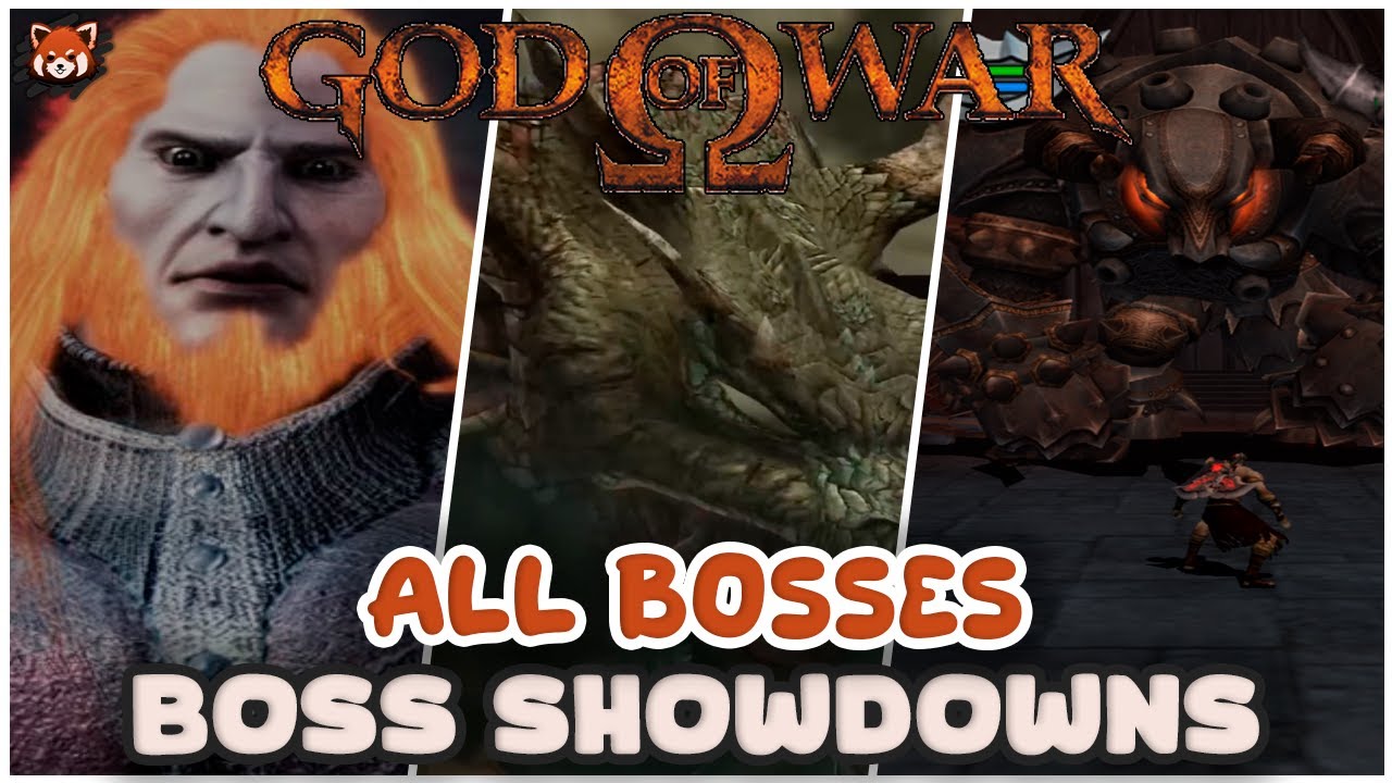 God of War Boss Fights: The Ultimate Battle Compilation + Cutscenes (2005 - PS2 Version)