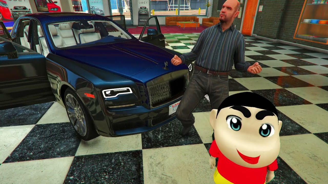 Shinchan Found Secret Pool Monster Inside Franklin's House In GTA 5 | Paradox FTW