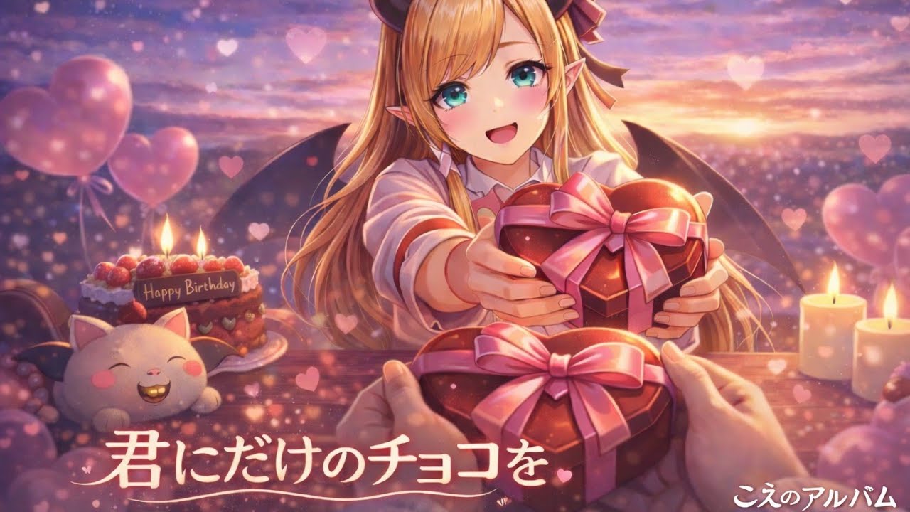 もしも『癒月ちょこ』に誕生日ソングがあったら？（君にだけのチョコを / A Chocolate Just for You）【Valentine & Birthday】