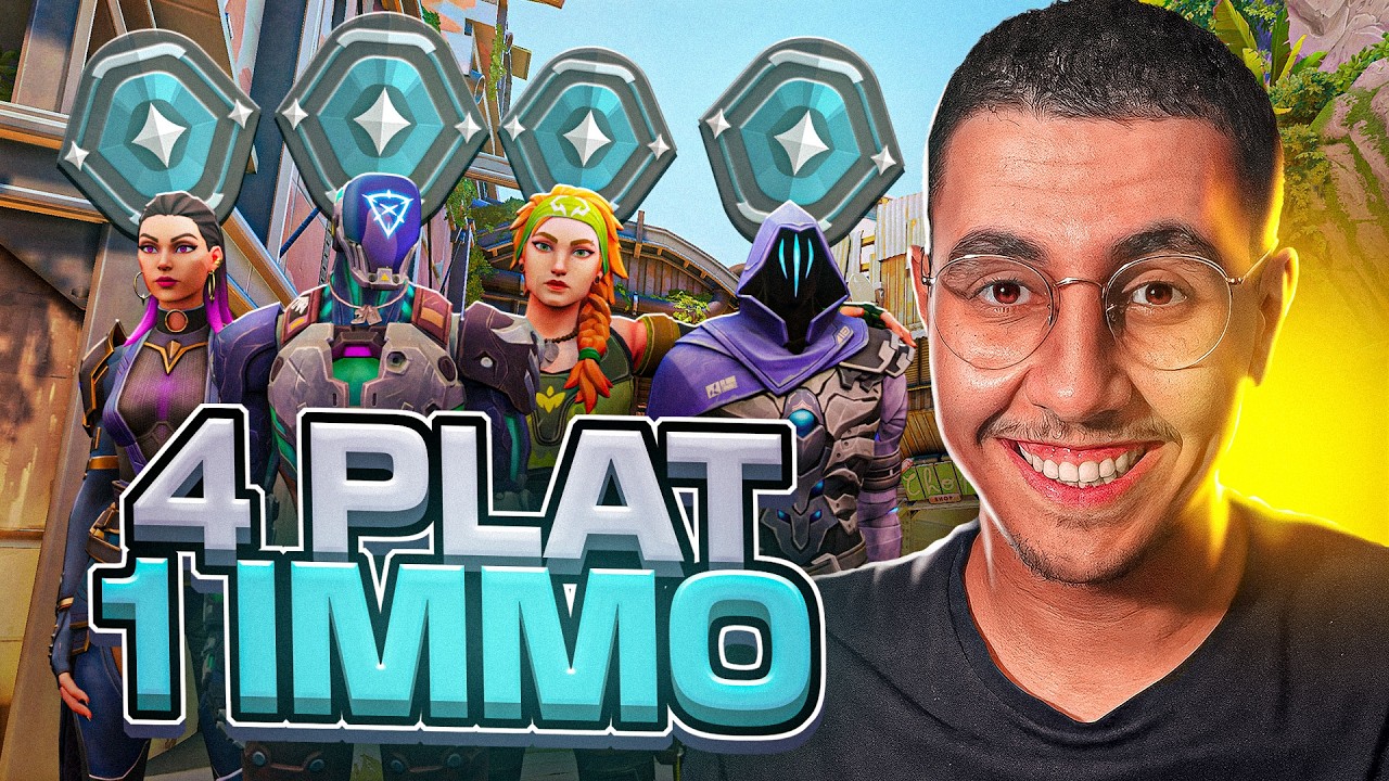 1 IMMORTAL + 4 PLATS : L'ELO OÙ TOUT LE MONDE SE CROIT PRO