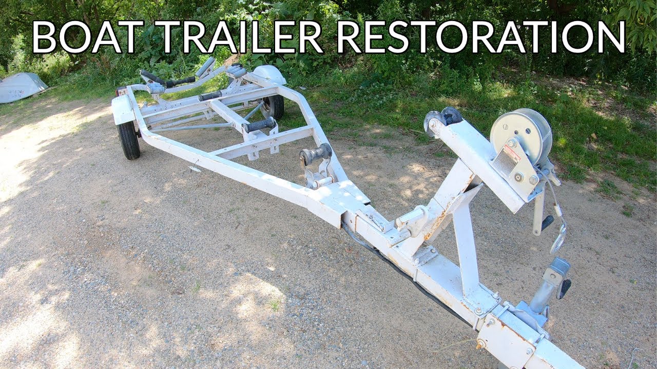 Boat Trailer Restoration (HUGE DIFFERENCE)
