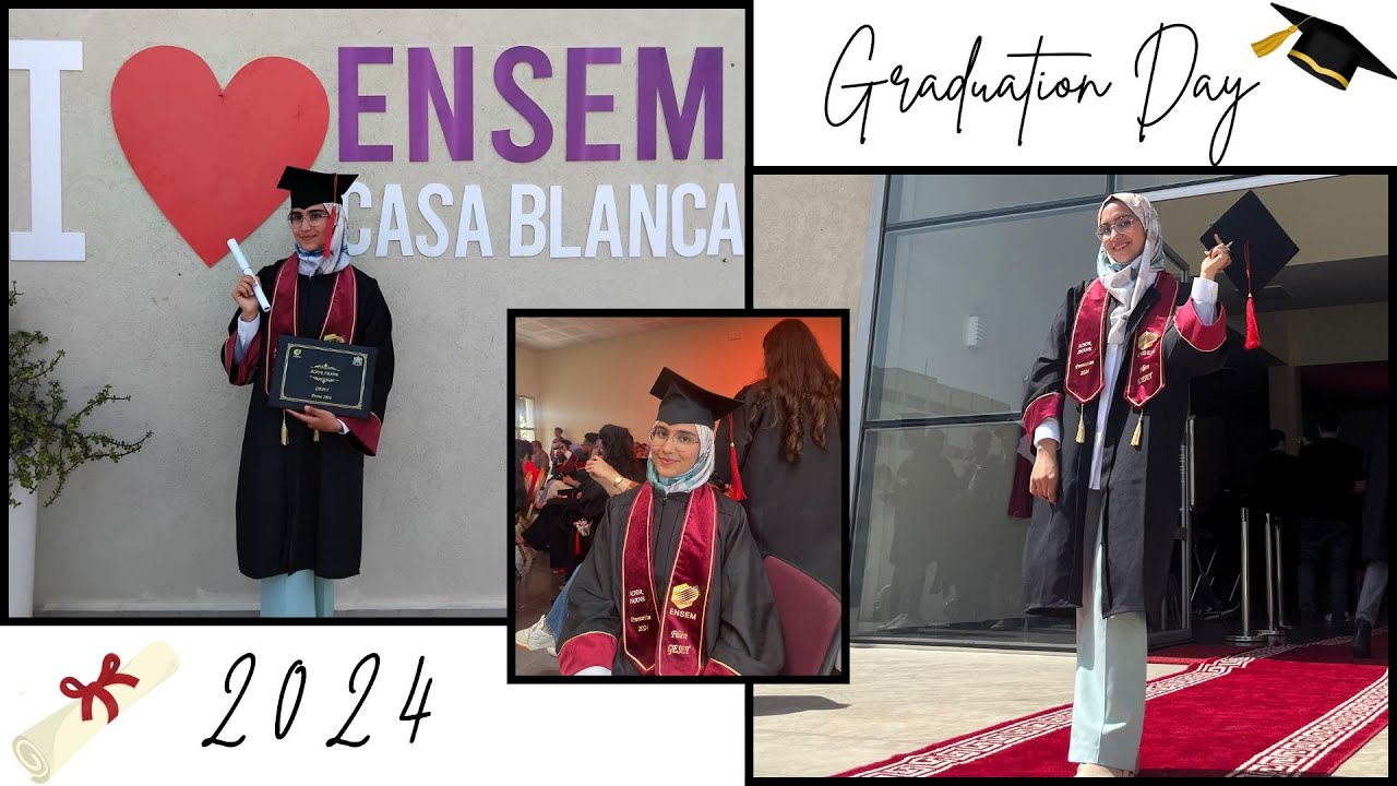 يوم تخرجي،🎓❤️  المدرسة الوطنية العليا للكهرباء و الميكانيك ، ENSEM