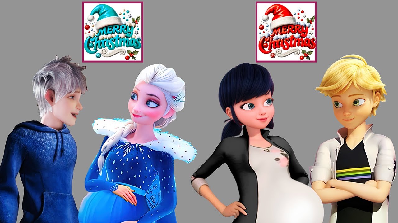 Epic Glow Up! Christmas Magic Transformation | Elsa, Jack Frost, Ladybug & Adrien