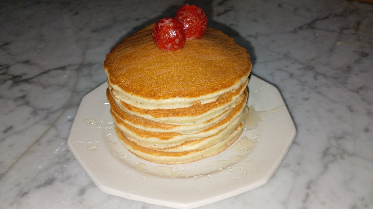 اسهل واسرع بان كيك وجديهم لفطور صباح او قهوة العشية بزاااف خفاف وبنان pancake 🥞 ♥️ 