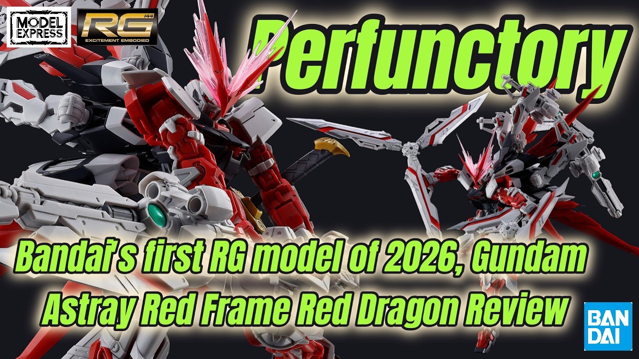 Поверхностно!! Первая модель Bandai RG 2026 года, обзор Gundam Astray Red Frame Red Dragon #gunda...