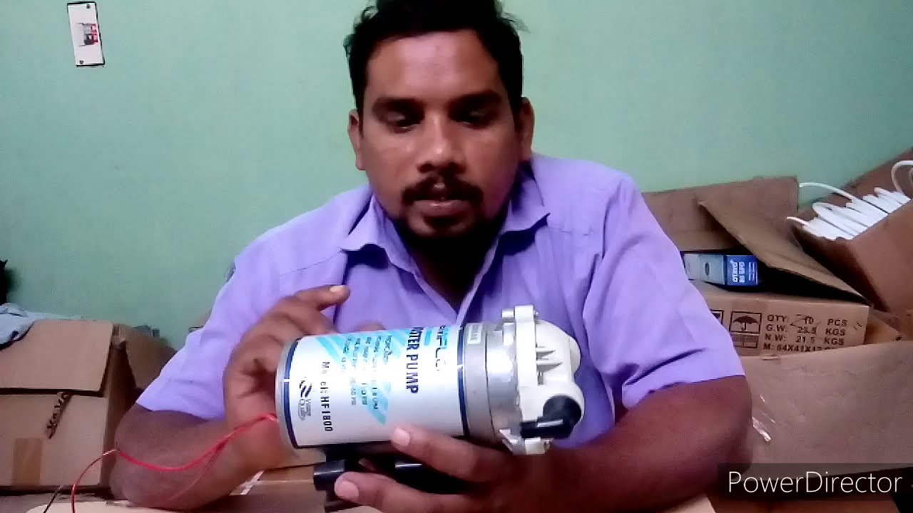 How to do RO water purifier pump service how to change RO booster pump head  how to refear RO pump