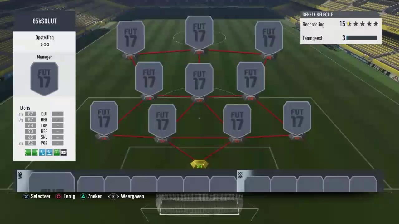 85k squadbuiler on FIFA 17 best ever