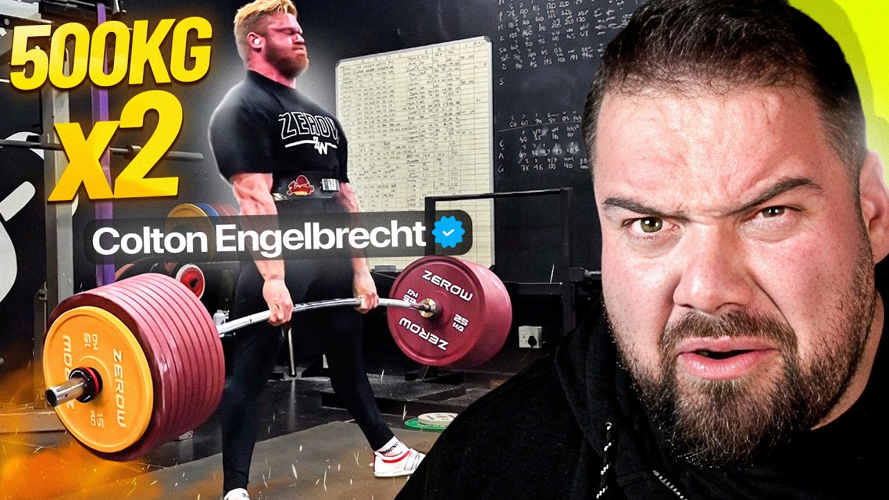 NUNCA VI ALGO IGUAL COLTON LEVANTA 500kg x 2 EN PESO MUERTO 
