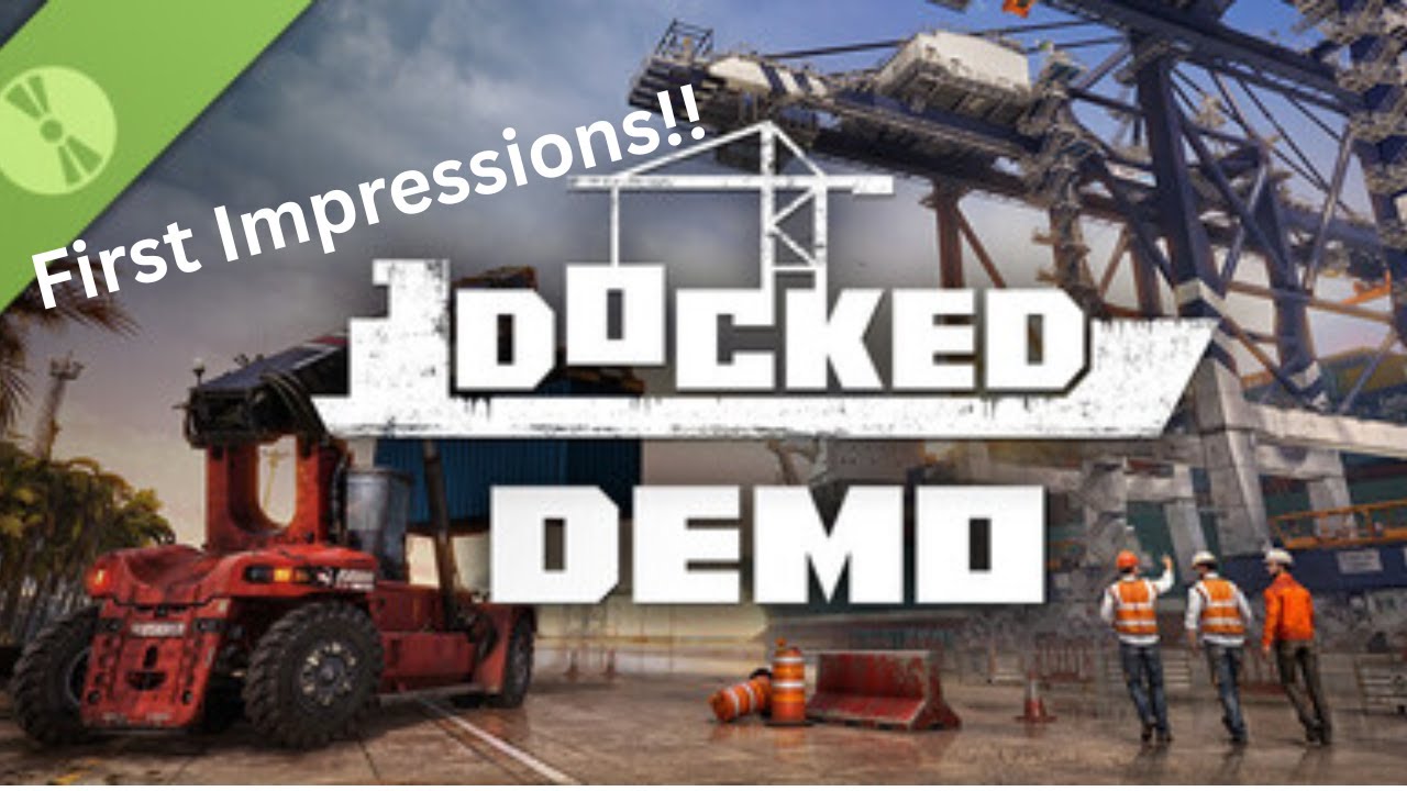 Docked Gameplay First Impressions🚢 | This Port Simulator Surprised Me!!