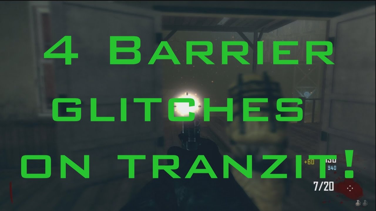 Black Ops 2 - 4 New Tranzit Barrier/Invincibility Glitches