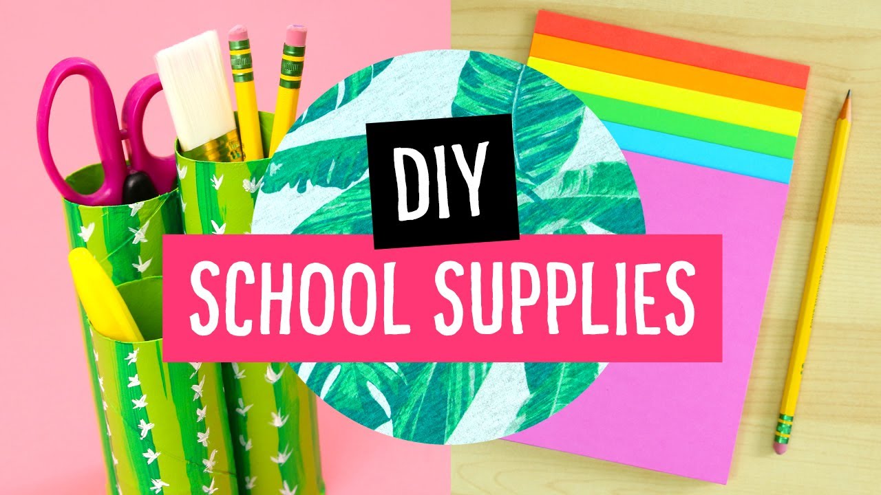 5 DIY Back to School Supplies & Desk Accessories! ✏️ Sea Lemon