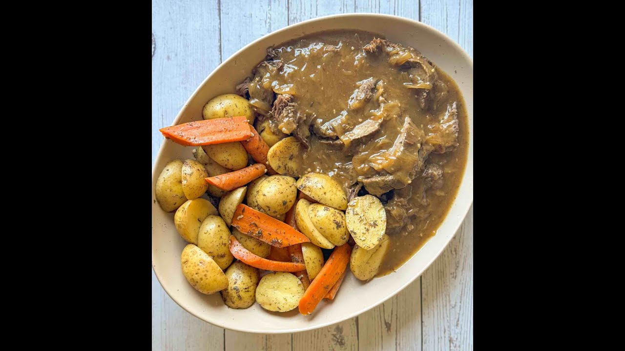 Instant Pot Sirloin Tip Roast Beef & Root Veggies