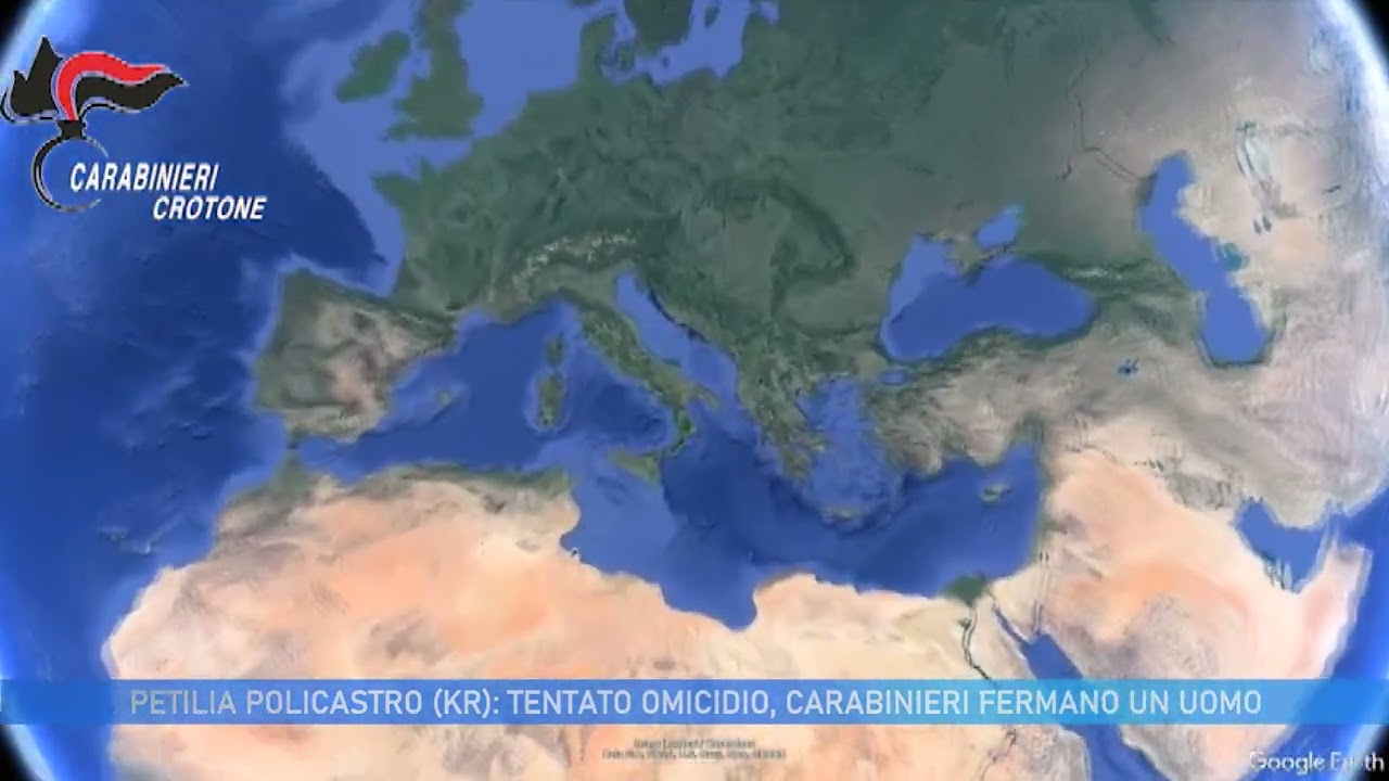PETILIA POLICASTRO (KR): TENTATO OMICIDIO, CARABINIERI FERMANO UN UOMO