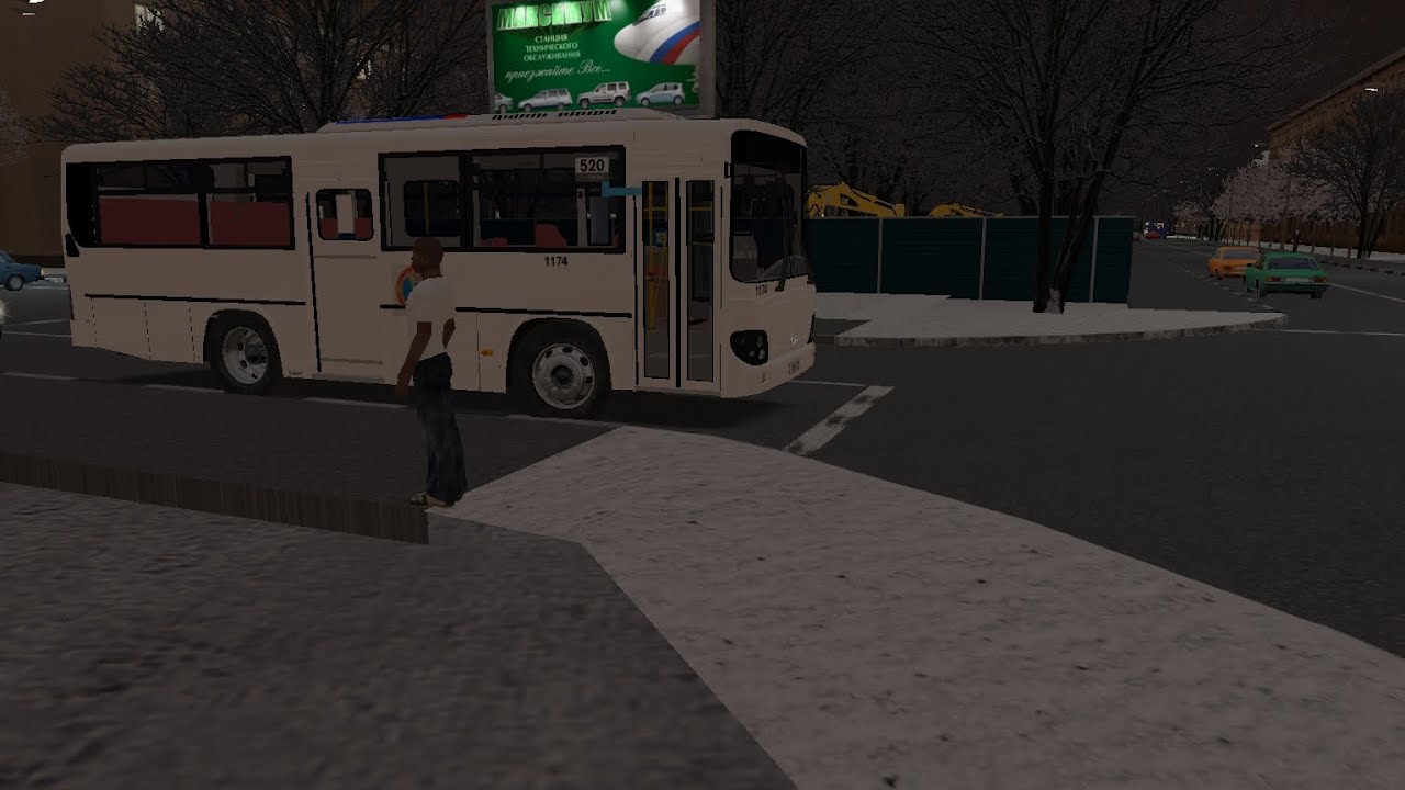 Omsi 2 Щёлково. Daewoo BS090 маршрут 20