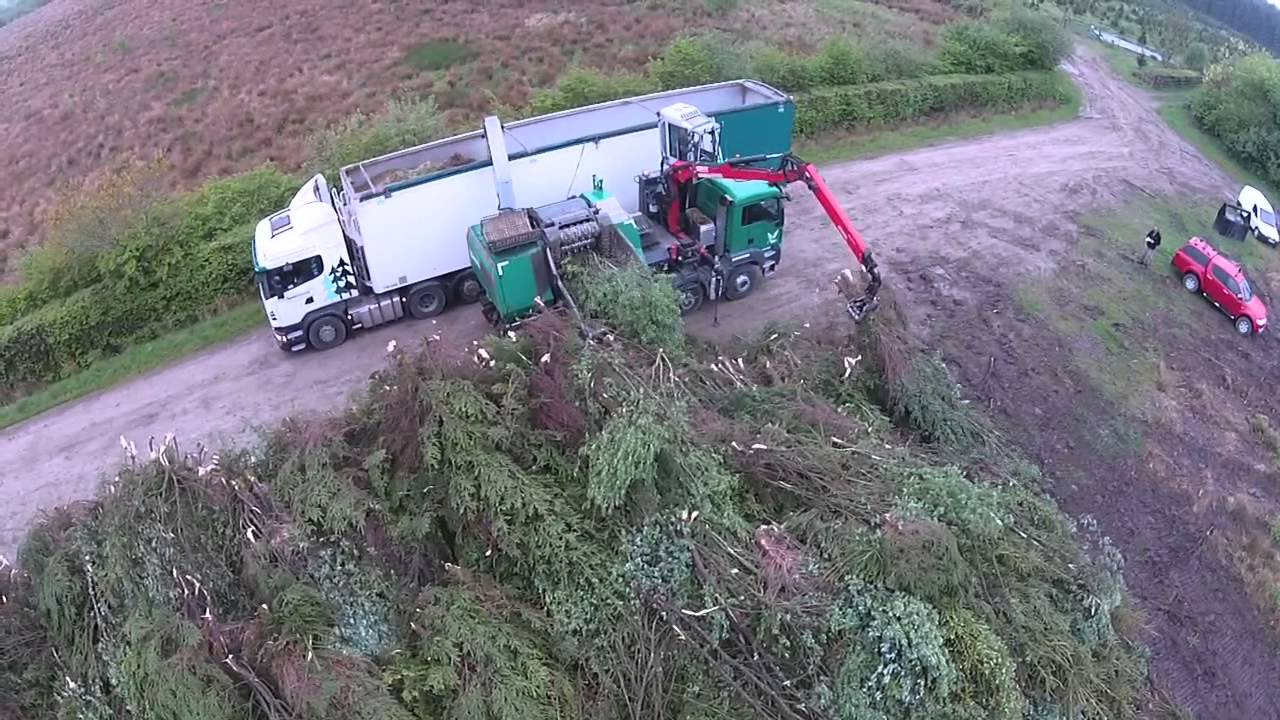 Jenz truck mounted chipper