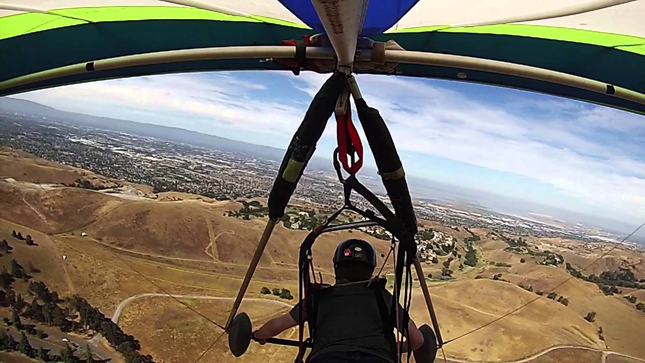 Hang gliding stall drills