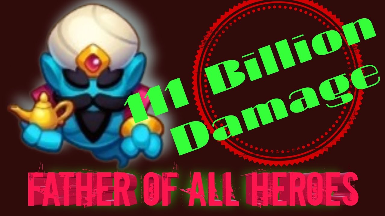 Genie max level pro gaming with 111.2 billion damage... great skill Rush Royale Gaming pro