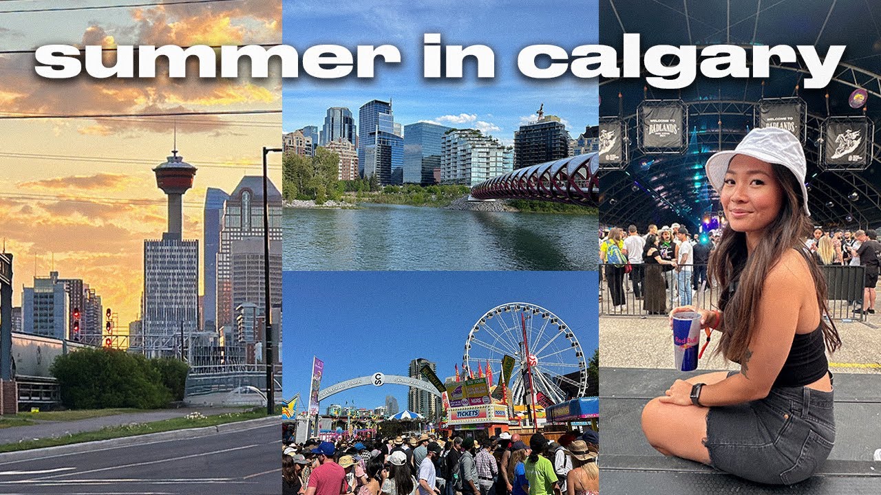 summer days in calgary vlog: calgary stampede, bow river & festivals