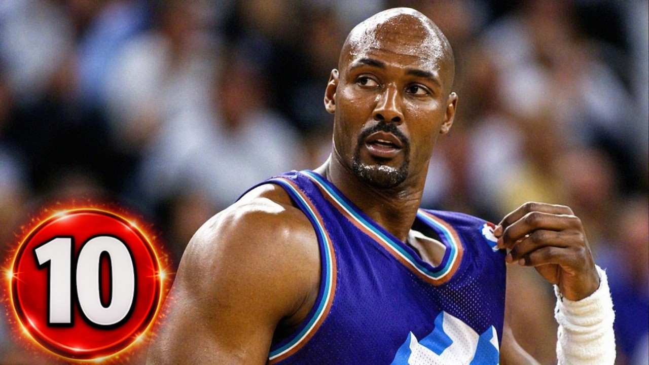Karl Malone Top 10 Plays of Career