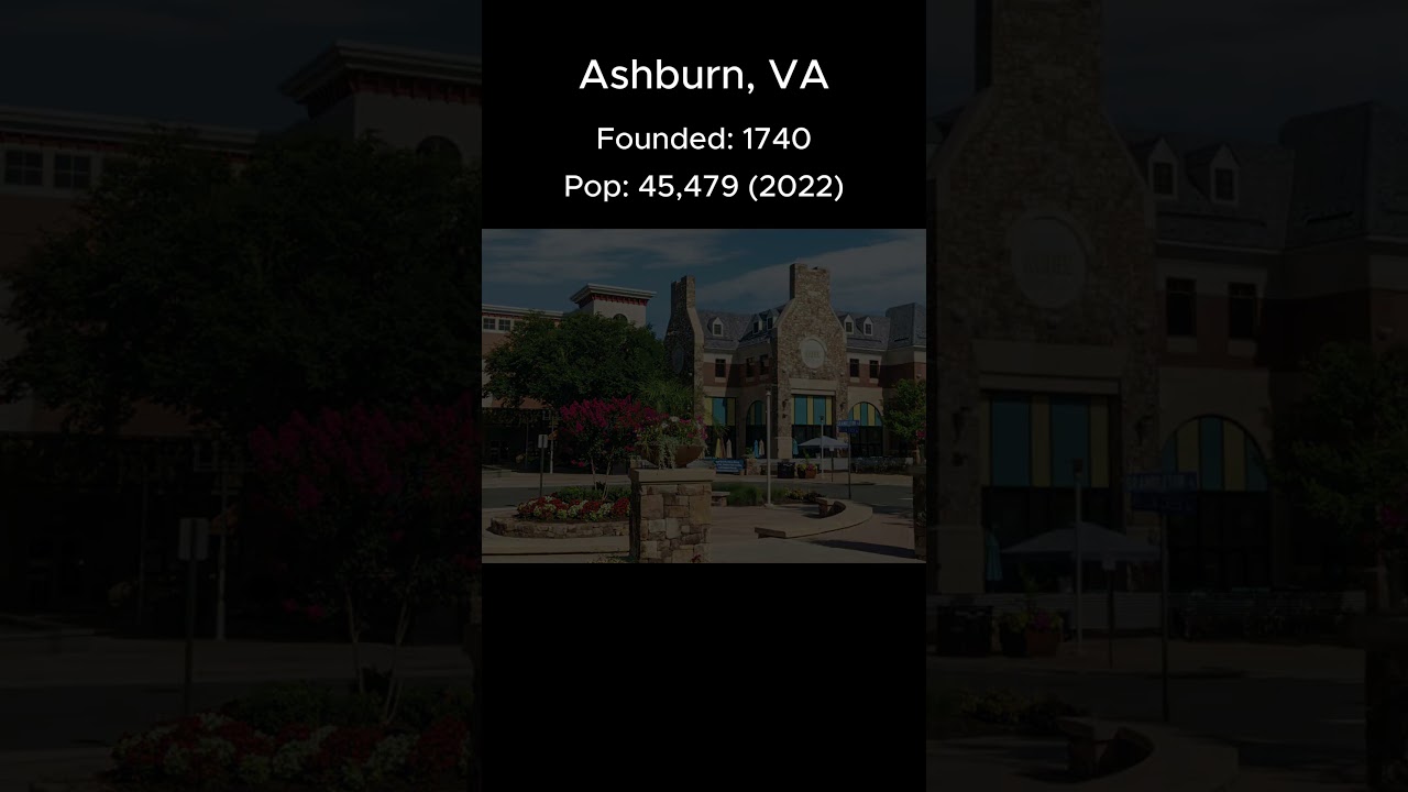 Random US Towns: Ashburn, VA #shorts