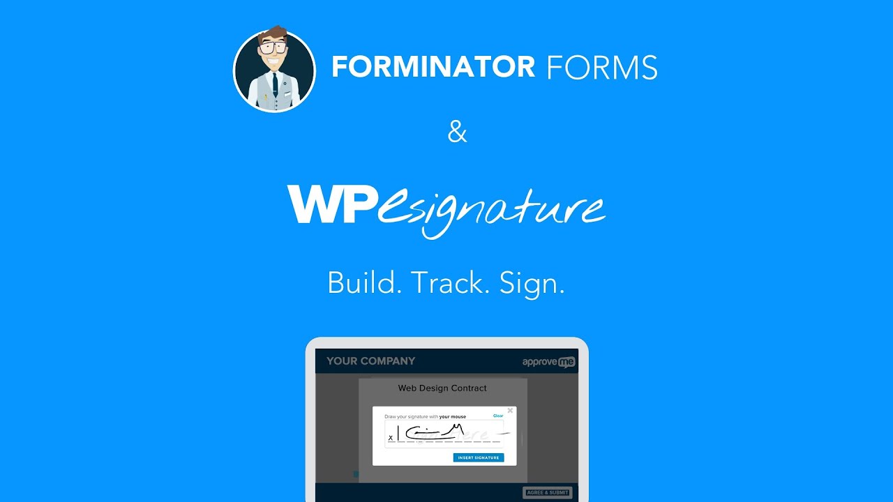 Forminator Forms Signature & PDF Add-On Tutorial by WordPress WP E-Signature (ApproveMe.com)