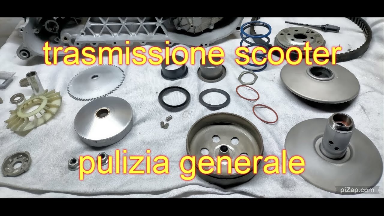 trasmissione scooter: pulizia trasmissione motore costo zero