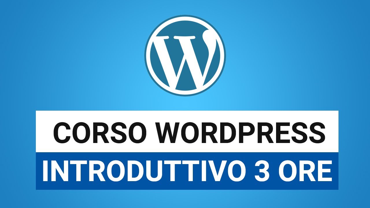Corso completo Wordpress da PRINCIPIANTE ad ESPERTO 2025