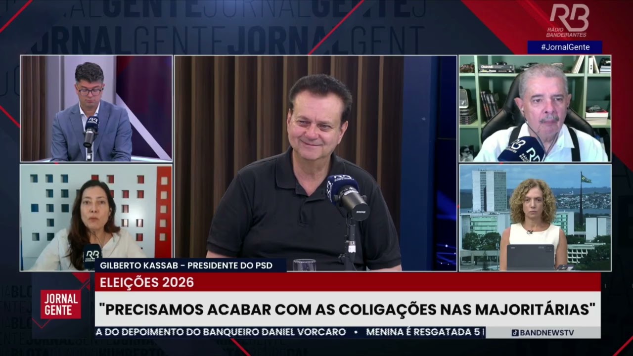 Gilberto Kassab fala sobre cenário eleitoral para 2026 | Jornal Gente