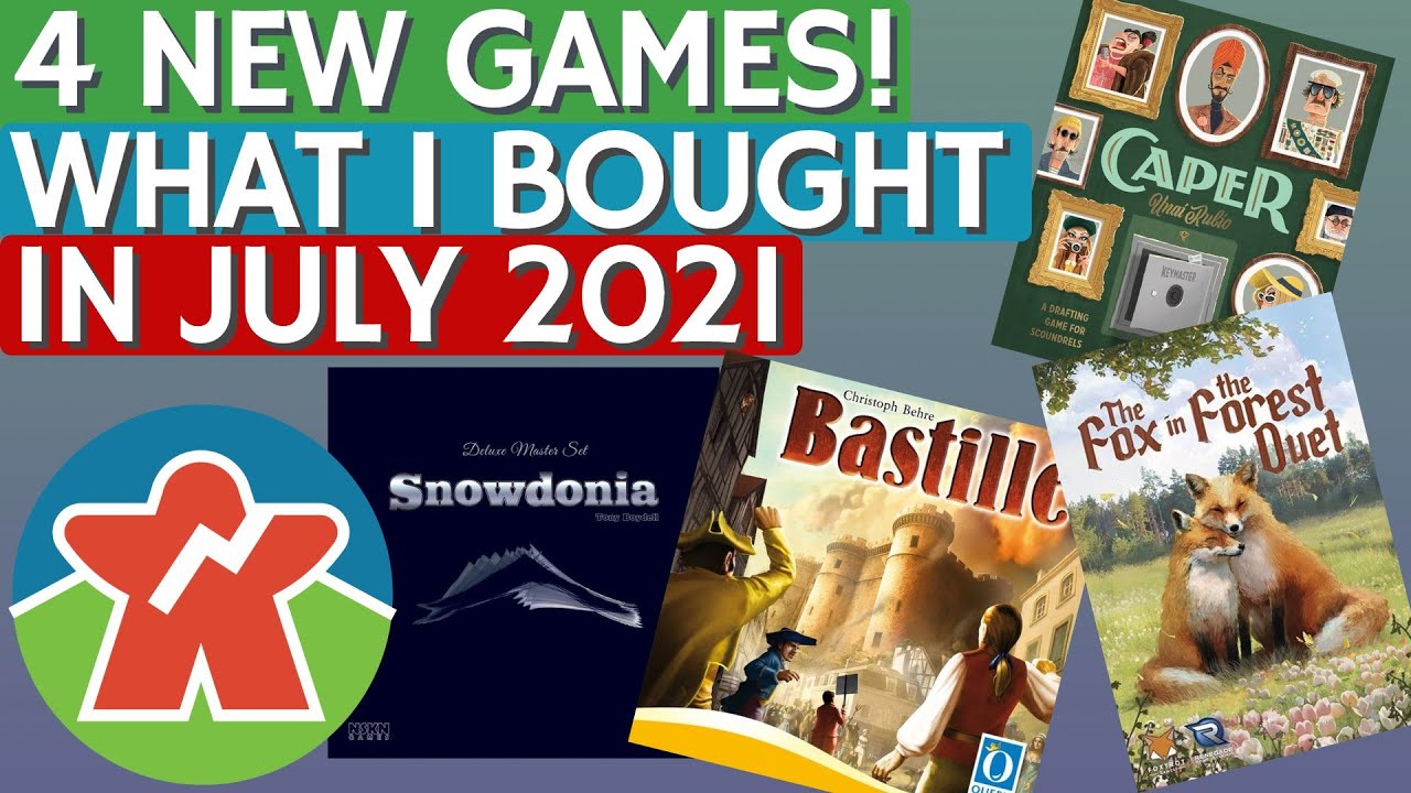 Board Game Acquisitions - 4 Added To My Collection! - July 2021