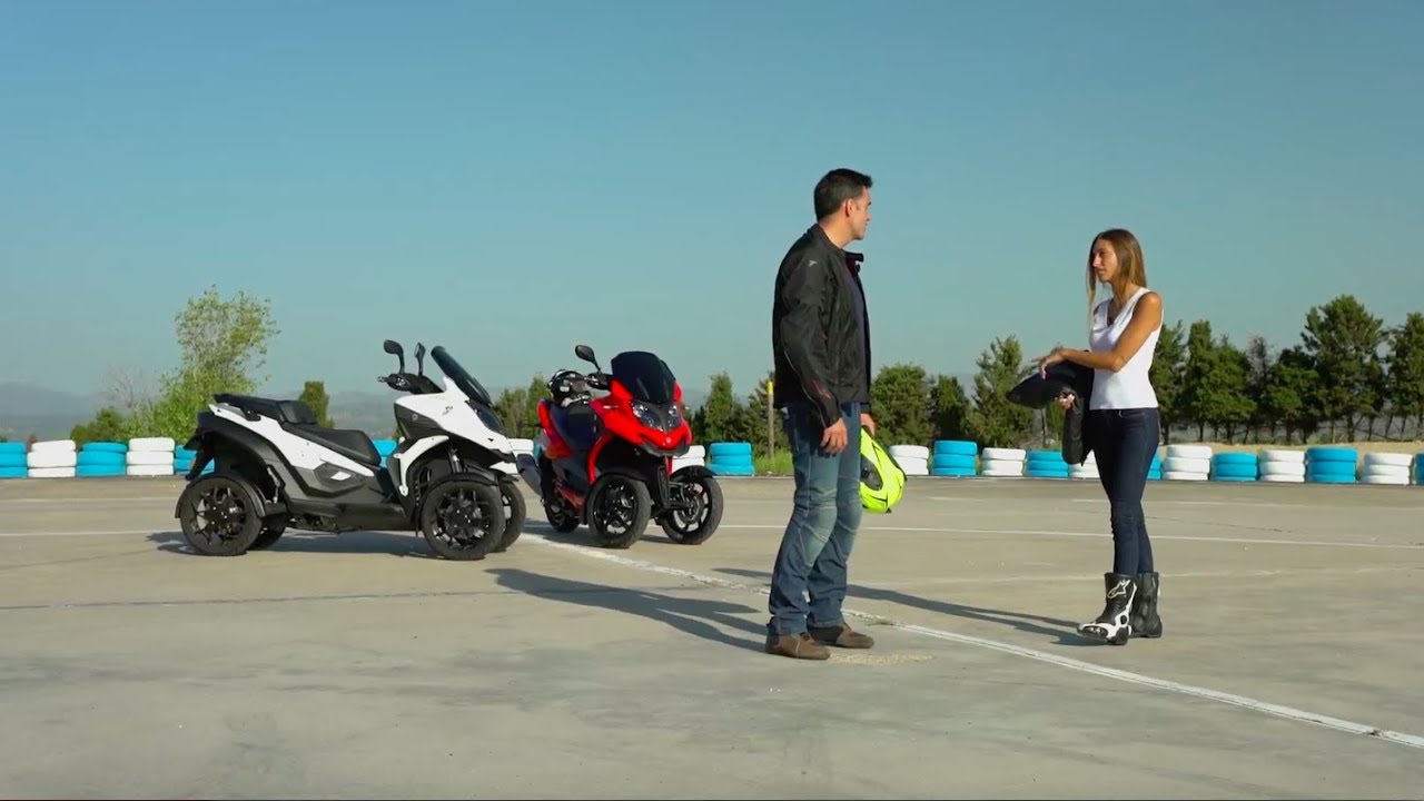 Quadro3 y Quadro4, dos motos 'gemelas' con 3 y 4 ruedas, respectivamente - Centímetros Cúbicos
