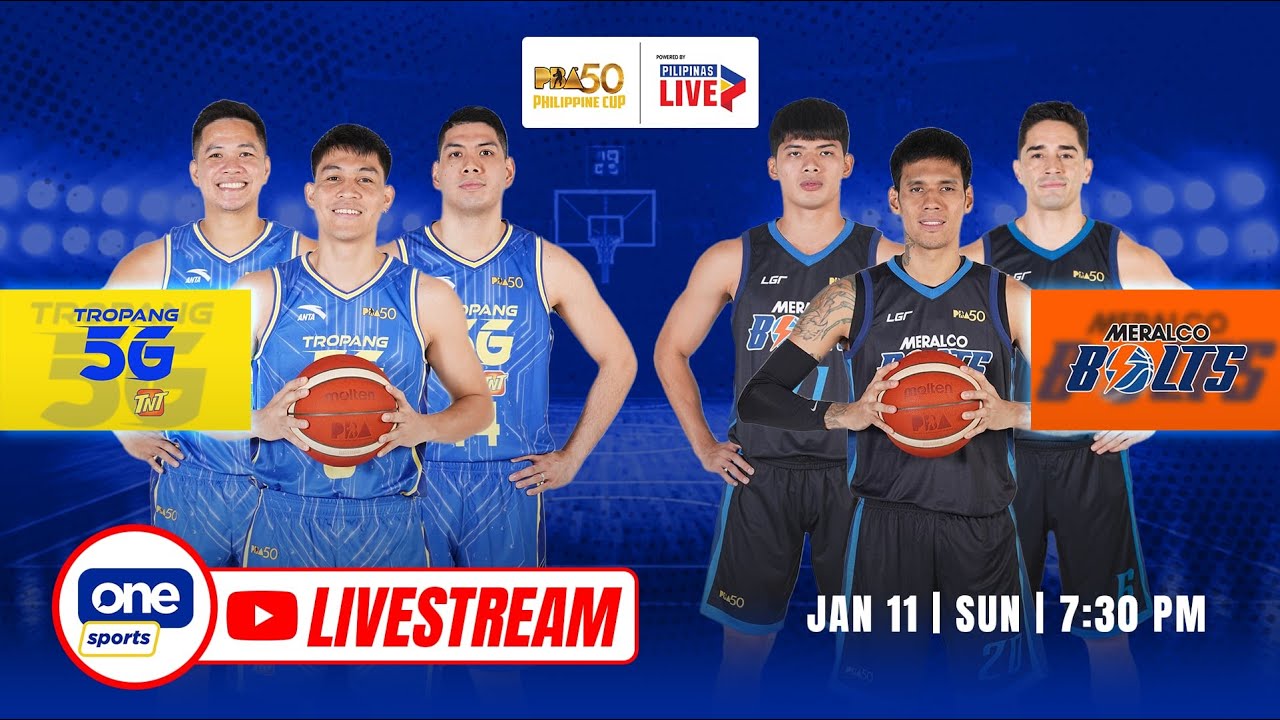 LIVE: TNT TROPANG 5G vs MERALCO BOLTS | PBA 50 PHILIPPINE CUP SEMIFINALS | January 11, 2026