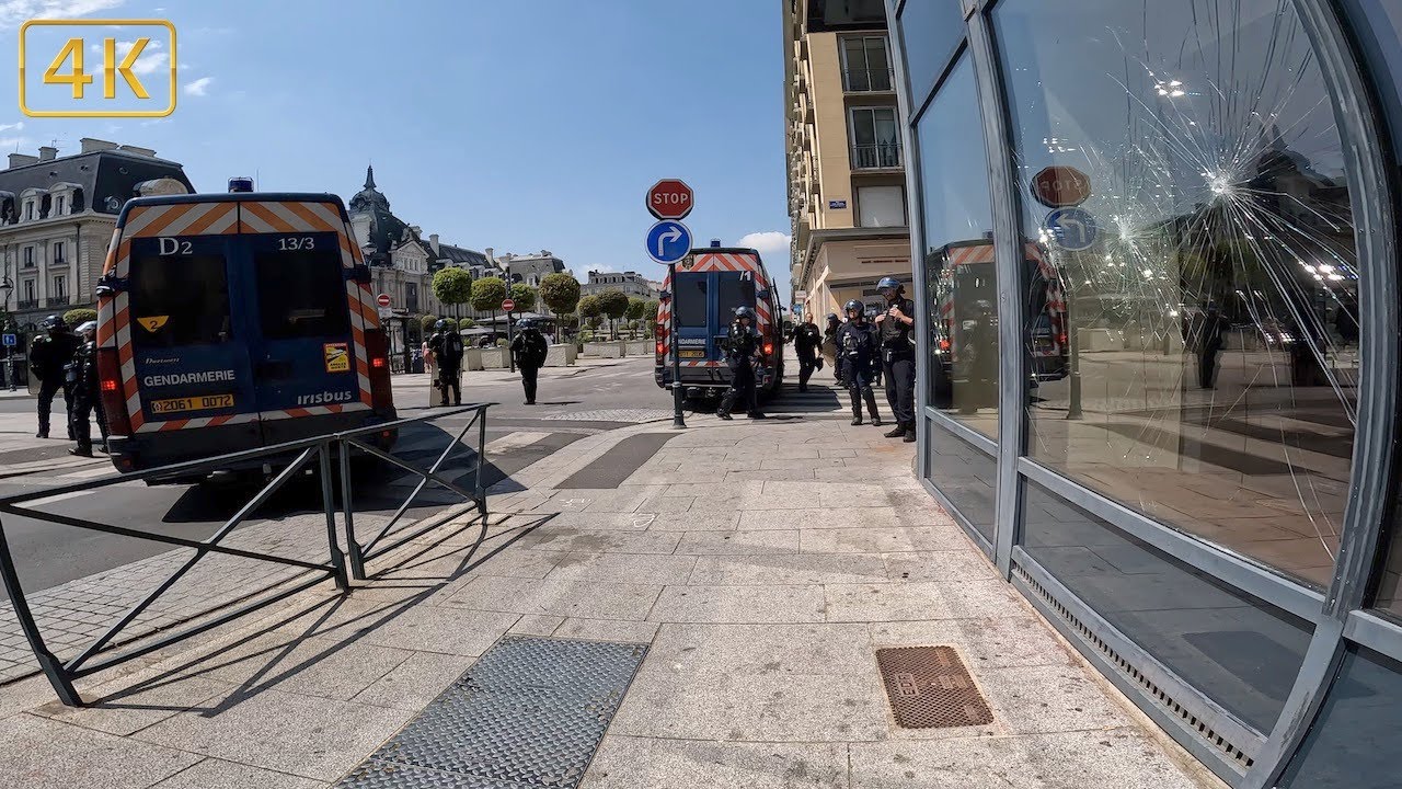 Walking in Rennes, France 🇫🇷 [4K] ASMR