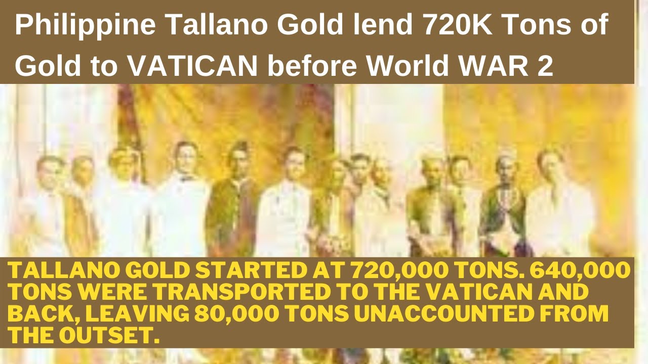 Tallano Gold Philippines had help Vatican Before World War 2