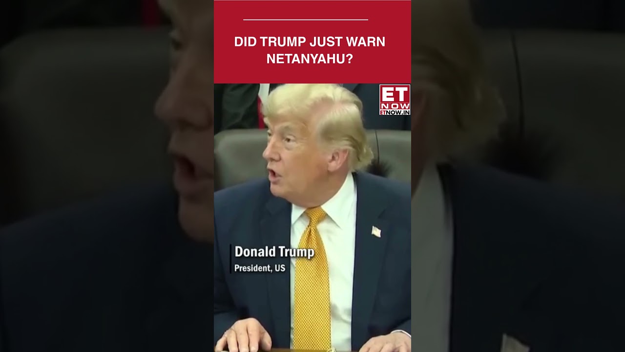 Трамп только что пригрозил Нетаньяху? Напряженность на Ближнем Востоке растет | Срочные новости |...