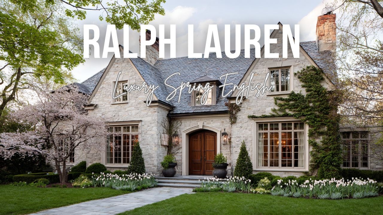 Luxury Spring English Manor Inspired by Ralph Lauren Country Estate Vision