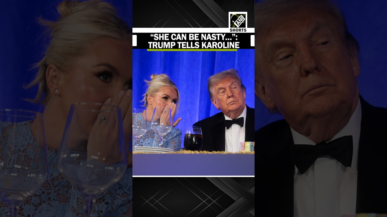 'She Can Be Nasty, But Has No Choice': Trump jokes about Karoline Leavitt's tough job at WHCD
