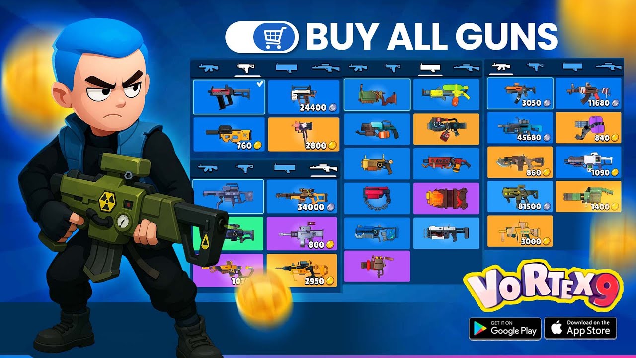 Vortex 9 - How to Buy All Weapons in 1 Video