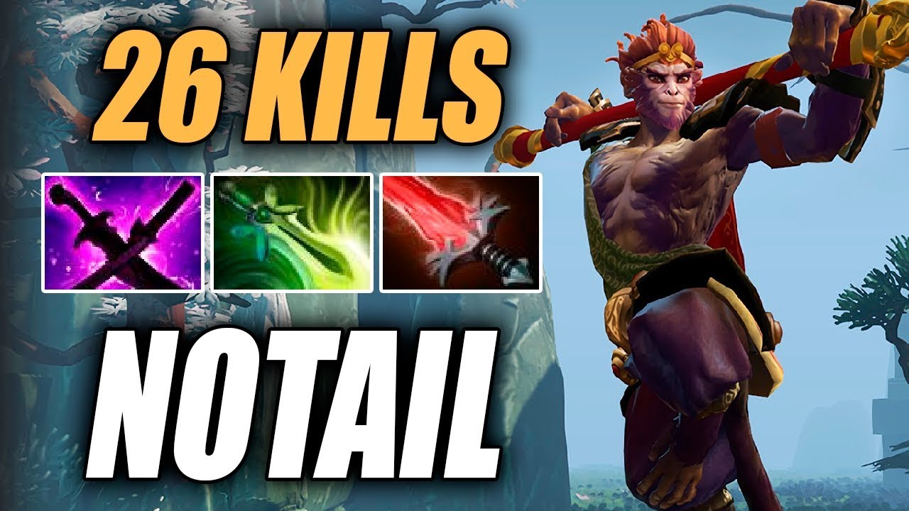 N0tail • Monkey King • 26 KILLS — Pro MMR Gameplay Dota 2
