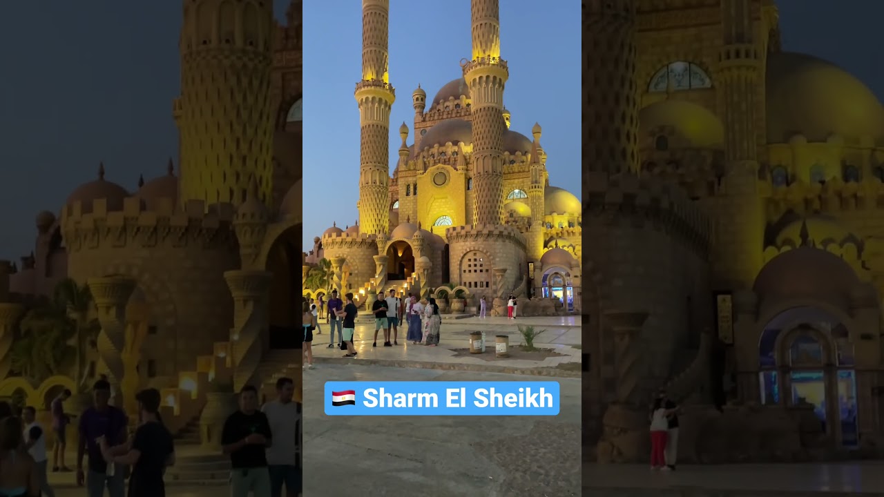 🧎&zwj;♂️Al Sahaba Mosque in Sharm El Sheikh, Egypt 2022 #sharmelsheikh #alsahaba #mosque #oldmarket