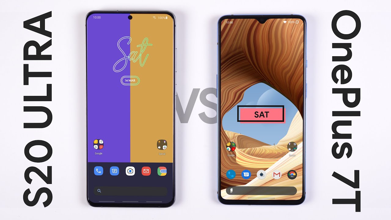 Galaxy S20 Ultra vs OnePlus 7T Speed Test!