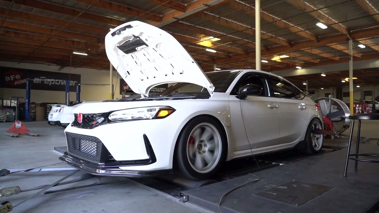Dyno Testing FL5 Honda Type R Takeda Cold Air Intake Prototype