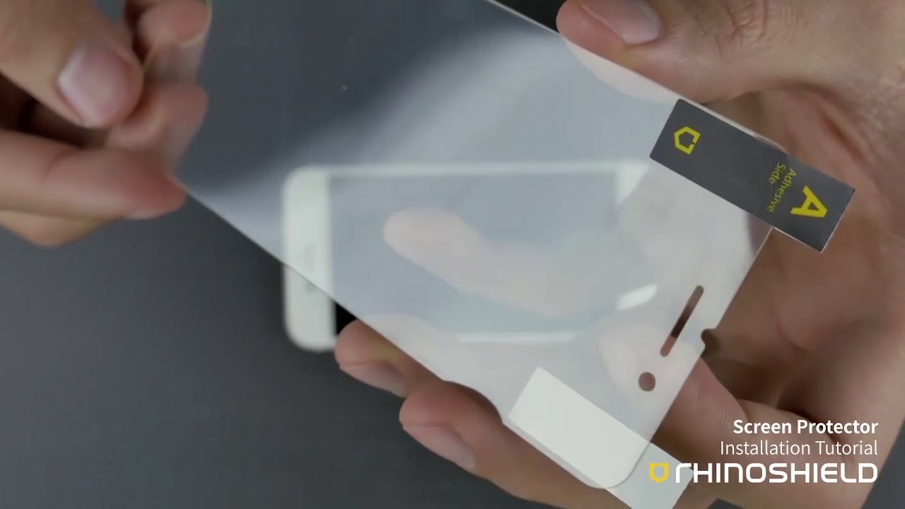 RhinoShield Impact Protection Screen Protector Tutorial