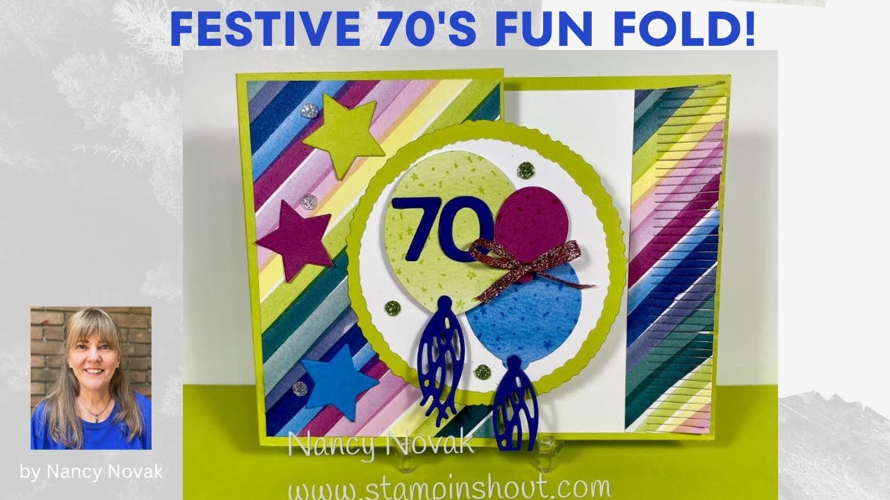 Birthday Card & Gift Holder Combo | Celebrating 70 with Beautiful Balloons Bundle