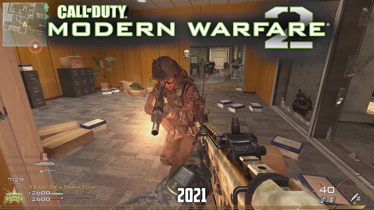 Call of Duty Modern Warfare 2 Multiplayer 2021 Highrise scar-L gameplay | 4K