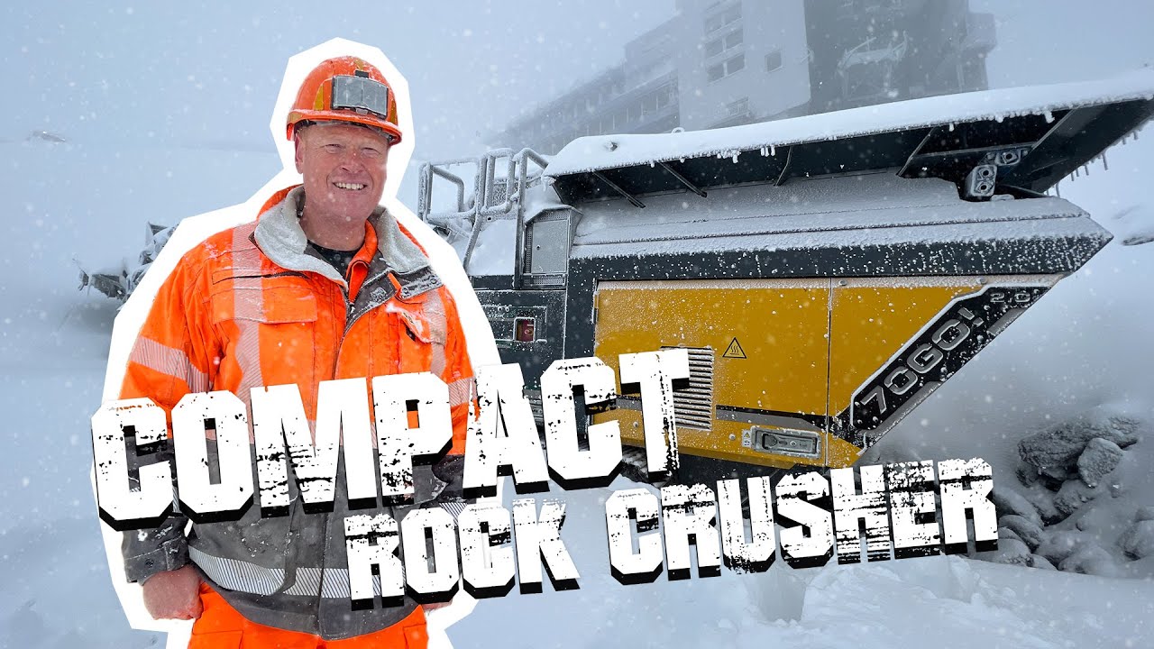 COMPACT ROCK CRUSHER at over 3000 metres