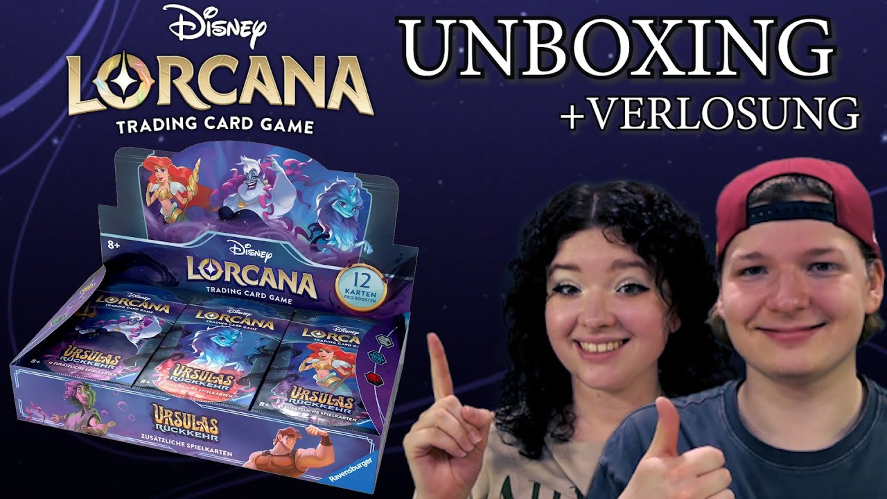 Disney Lorcana Ursulas Rückkehr Booster Display Opening deutsch | ursulas return unboxing | Trader