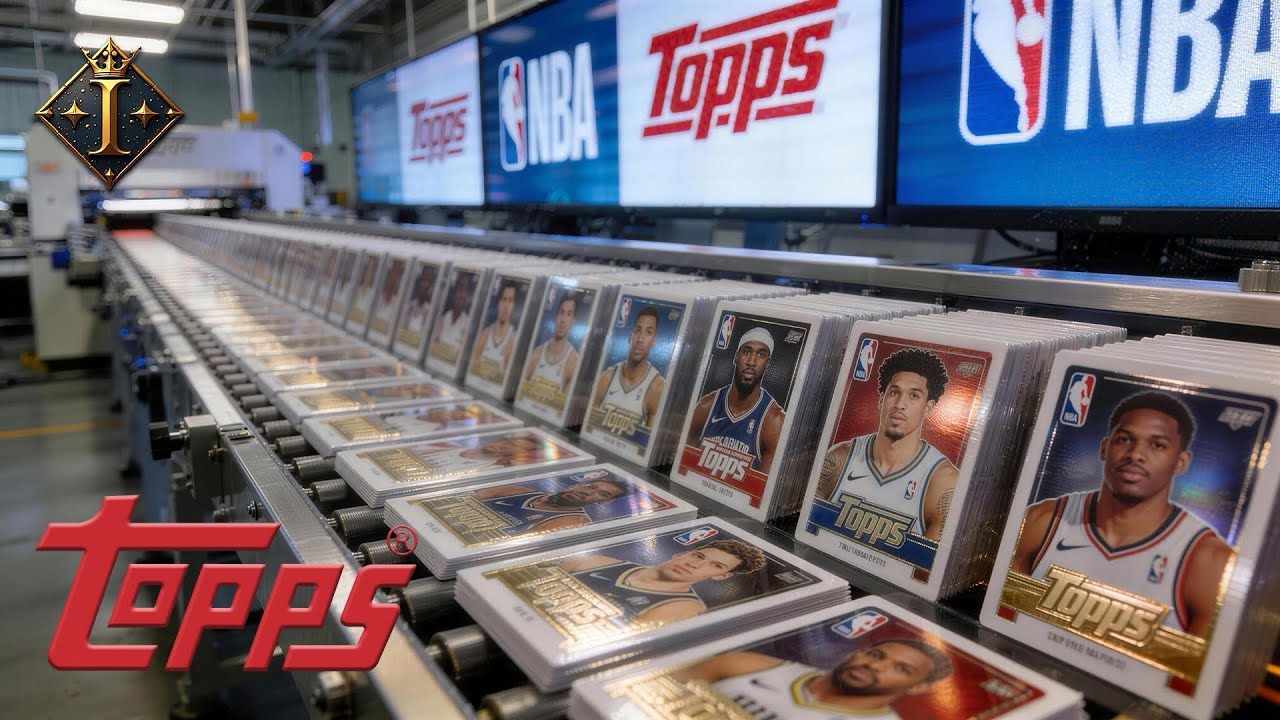 Как изготавливаются коллекционные карточки TOPPS NBA